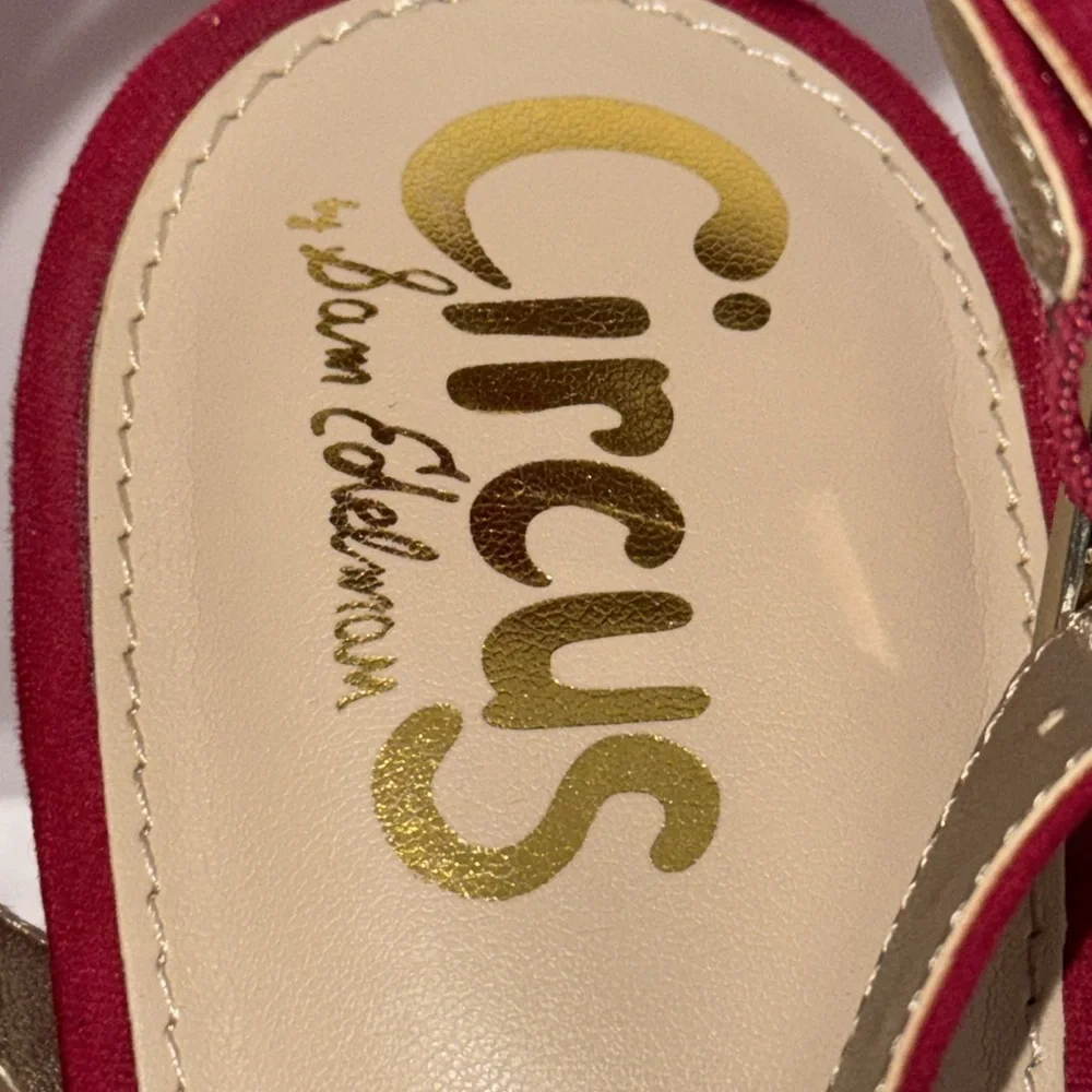 Sam Edelman Circus Annette Platform Heel Slingback Sandal Women’s 9 Pink - Picture 4 of 12